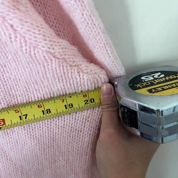 VTG 80s Cristina beaded floral Floral Cream Grandmacore Crewneck Chunky Knit Swe - Picture 8 of 8